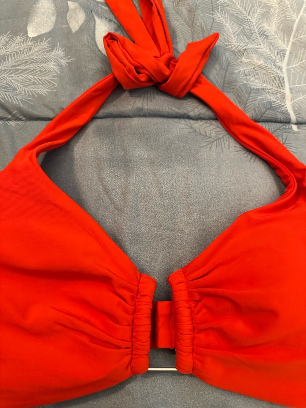 NWTS Calia Red Halter Swim Top - Women Swim Sz L - Picture 3 of 6